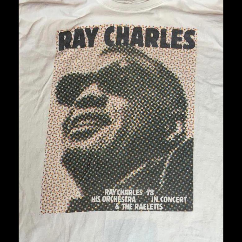 Ray Charles Preowned Xl White Shirt